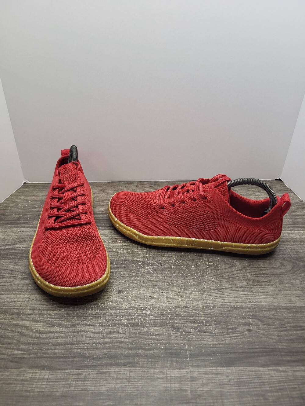 Groundies Active Knit Barefoot Sneaker Active Knit Minimalist Women's Size 9 Red